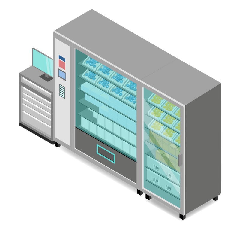 Vending machine - Materials management