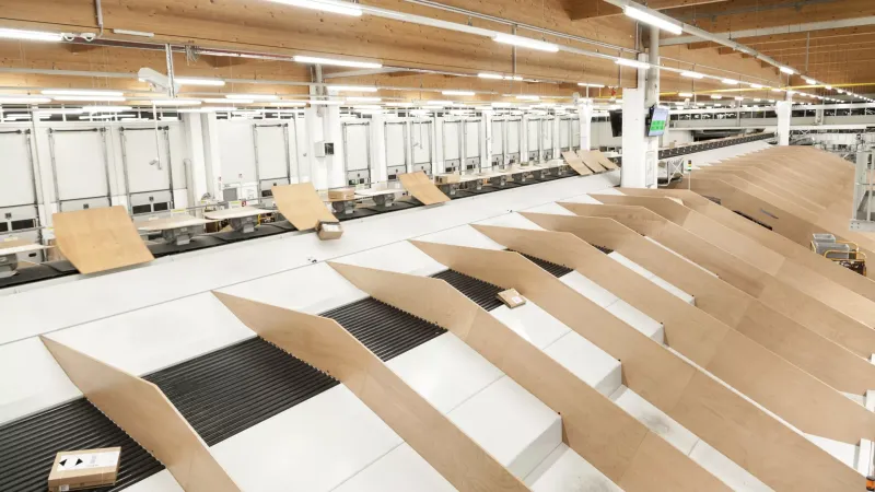 Beumer besitzt einen Kippschalensorter