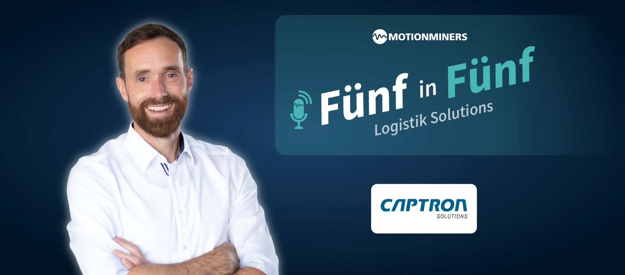 Sebastian Köhler von CAPTRON Solutions spricht über den Einsatz smarter Sensorik zur Effizienzsteigerung in der Intralogistik.