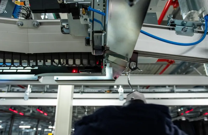 Adapter eines Taschensorters von der Firma DFT