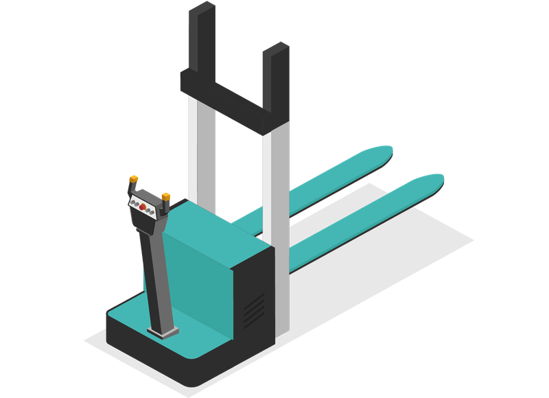 Pedestrian Stackers with electric drive