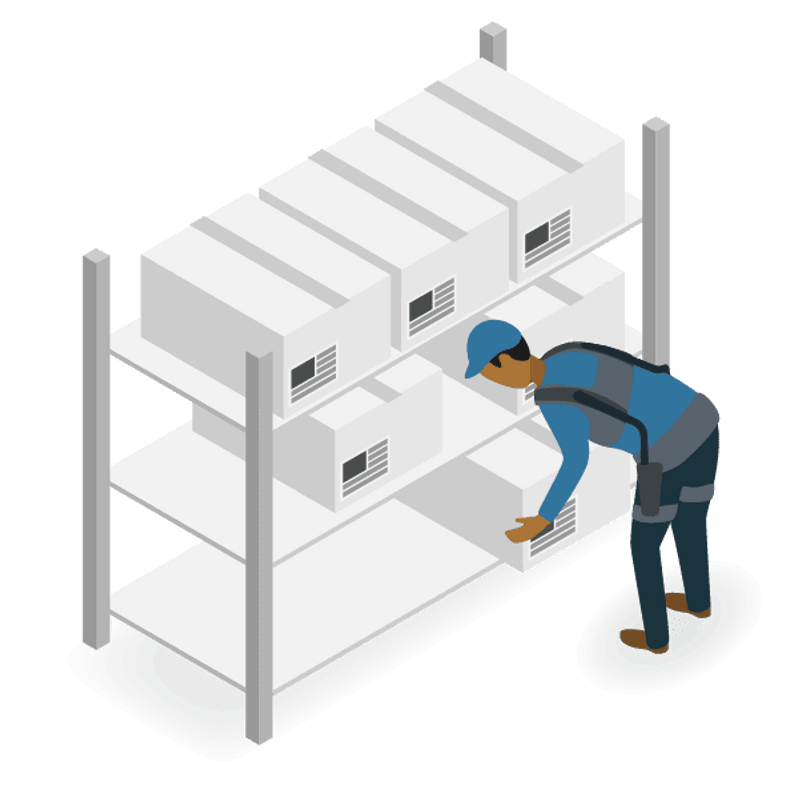 Exoskelett Rücken