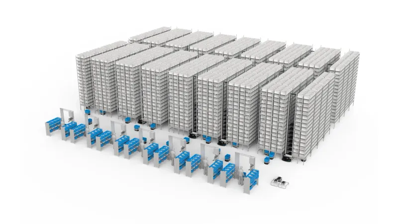 GeekPlus Lagersystem wird geplant