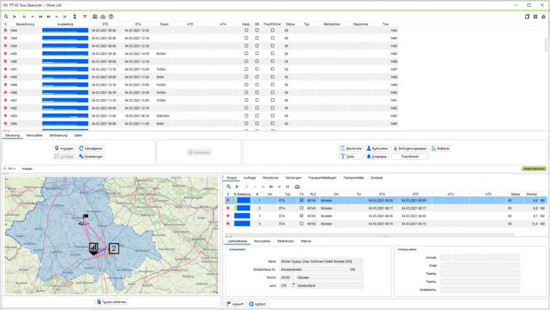 infios TMS K.Motion Geographics