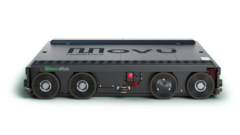 Einzelner Movu atlas Roboter