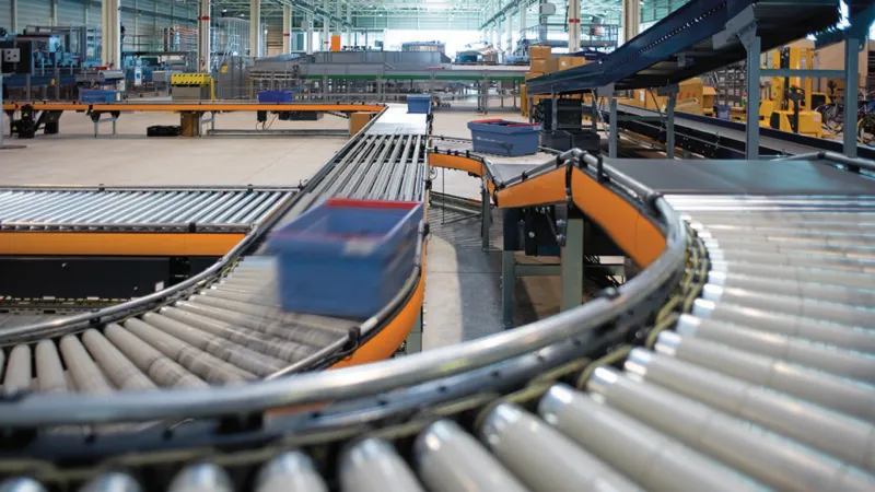 MultiBeltM-Fördertechnik-Anlage