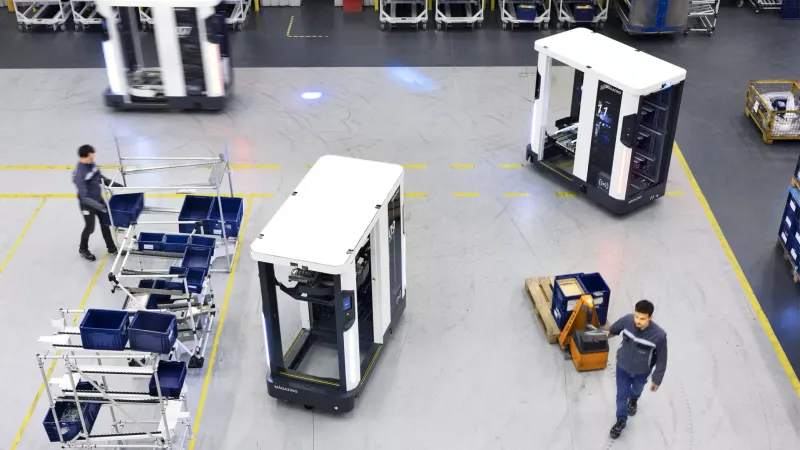 Soto von Jungheinrich ist eine Flotte von Robotern
