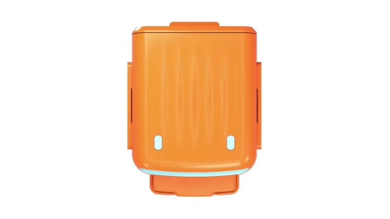 Orange Vega scanner with top view