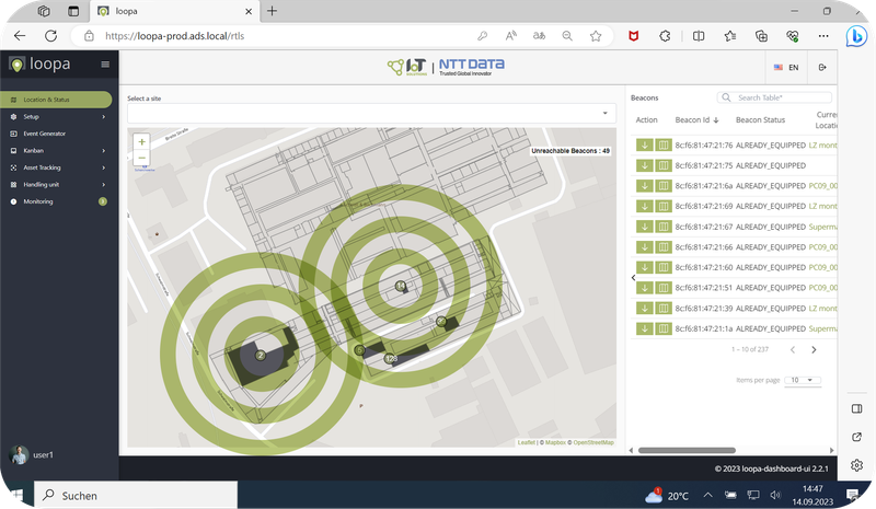 Dashboard and Asset-Tracking