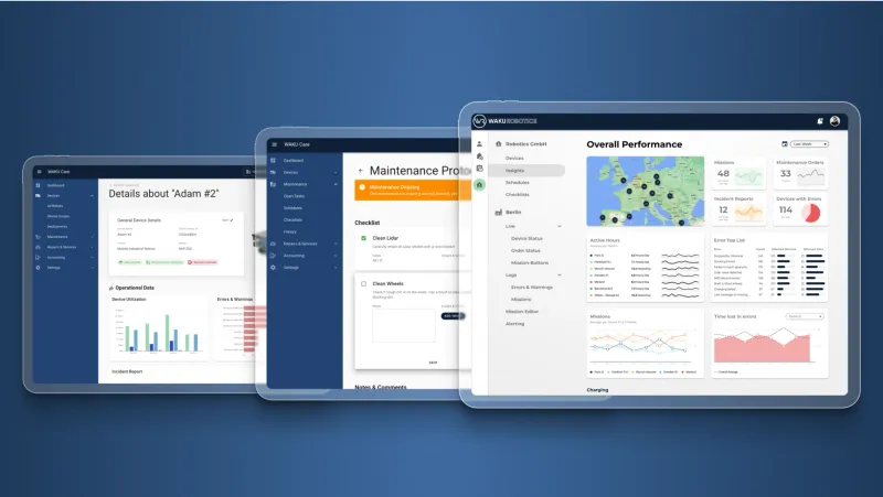 Waku Robotics has a Plattform for Fleet Management