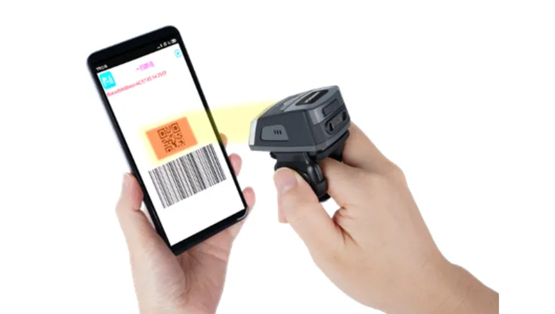 Ringscanner Rockscan W100 scanning barcode