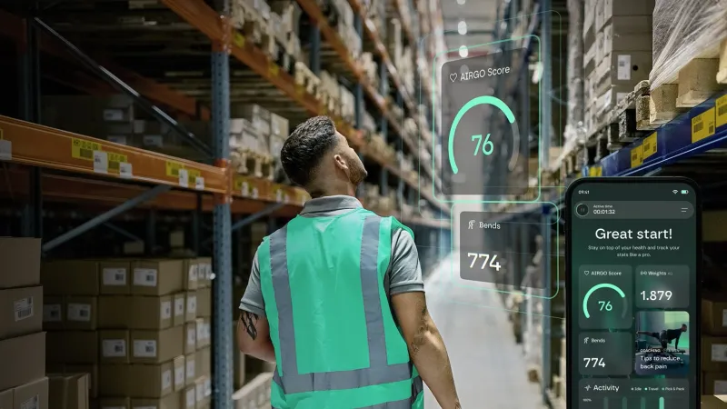 AIRGO XP - Our app focuses on employee health, Android based