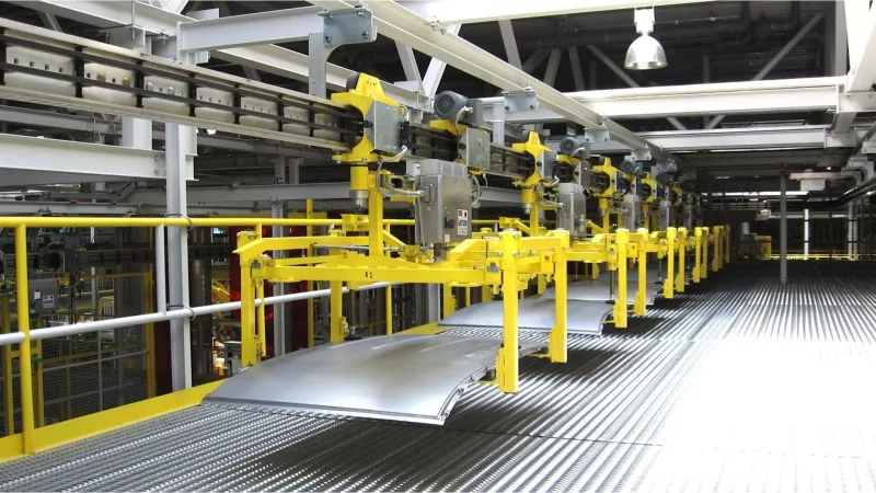 Elektrohängebahn für Sonderladungsträger