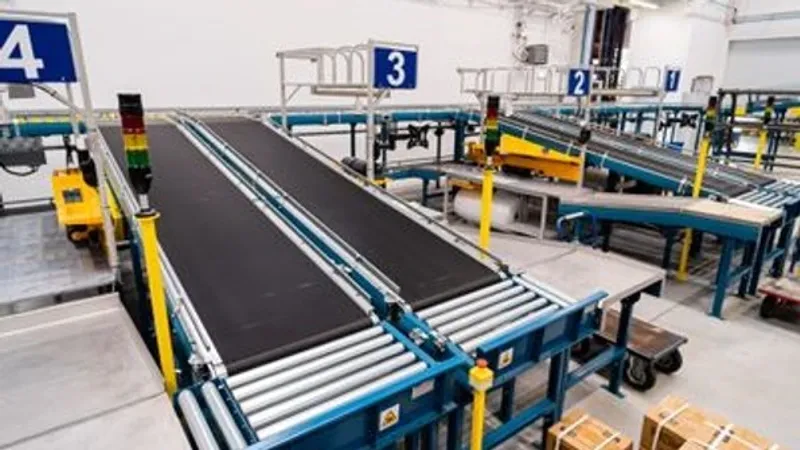 Fördertechnik für Kleinladungsträger von WDX - Förderband