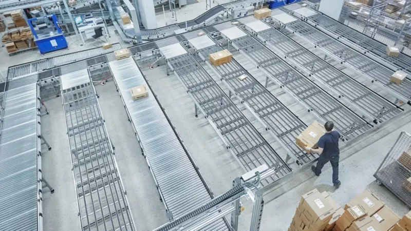 Gebhardt Behälterfördertechnik Draufsicht