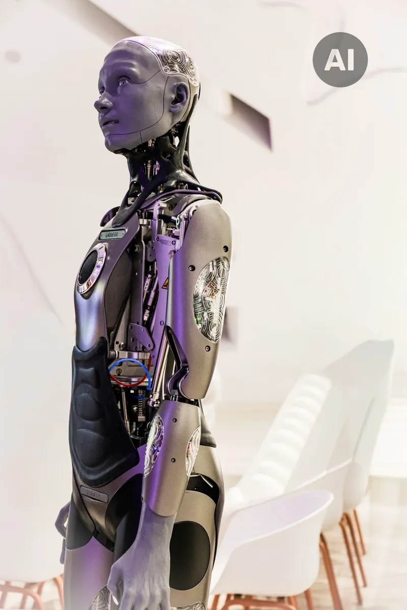 Humanoid robot standing