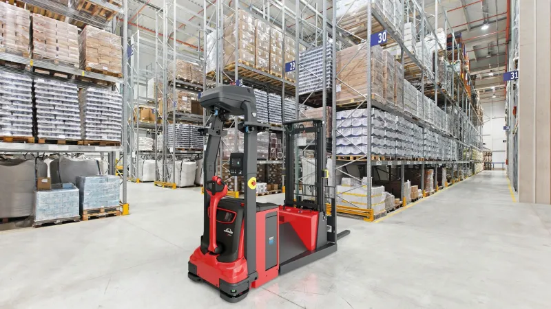 Linde L-MATIC AC k - automated pallet stacker