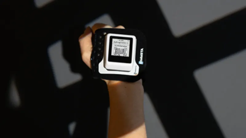NIMMSTA Smart Watch on hand