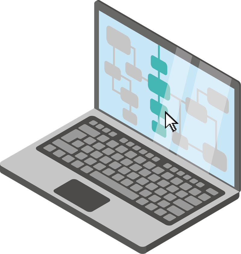 Task Mining als Darstellung auf einem Computer durch die Prozessoptimierung