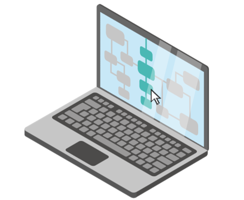 Task Mining shown on computer 